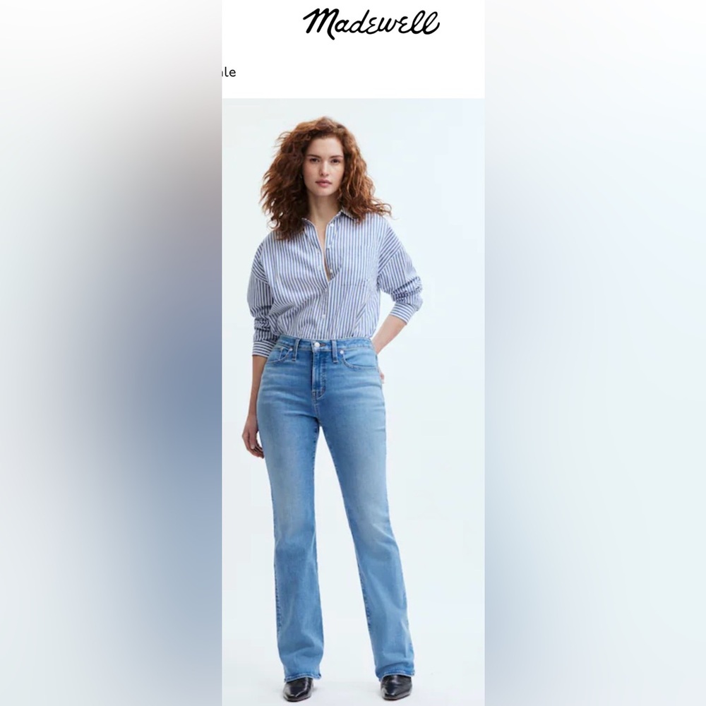 Madewell Curvy Kickout Jeans